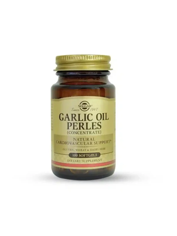 PERLAS DE AJO CONCENTRADAS (GARLIC OIL PERLES CONCENTRATE)IN C) X 100 SOFTGELS- SOLGAR