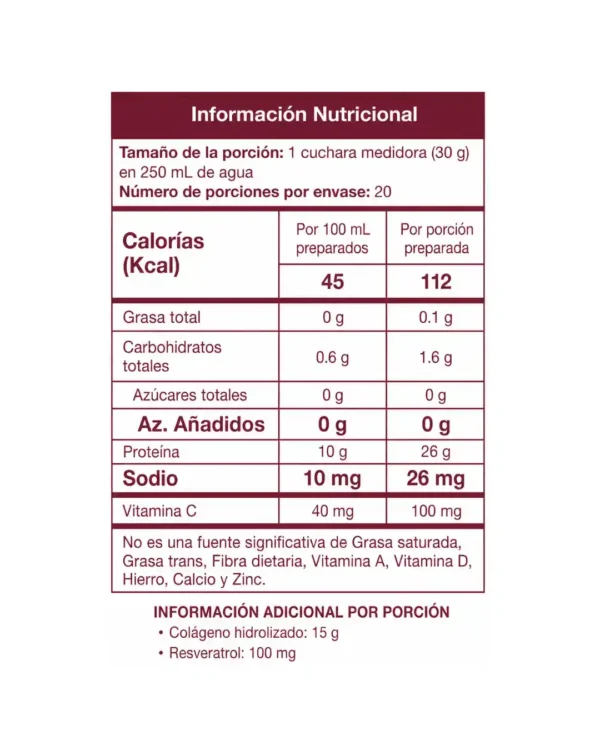 3 MOLKAGÉN CON COLÁGENO HIDROLIZADO, RESVERATROL Y VITAMINA C - SABOR NATURAL. 600g - HINCARA.